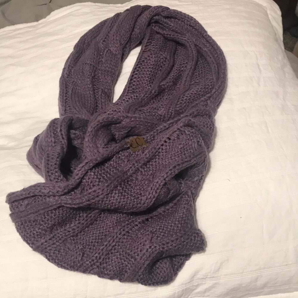 C.C. Purple infinity scarf
